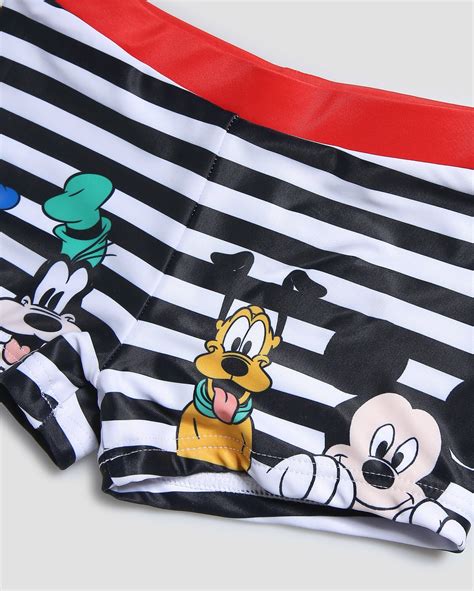 Riachuelo Sunga Infantil Mickey E Sua Turma Listrada A Preta Disney