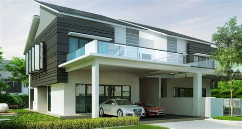 Contoh banglo moden 2 tingkat. rumah banglo moden 2 tingkat | House styles, House, Home