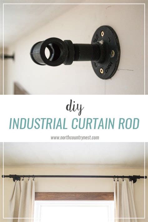 The Home Decor Diy Industrial Curtain Rod