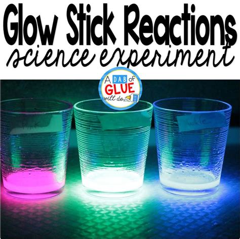Glow Stick Reactions Science Experiment Glow Sticks Chemistry