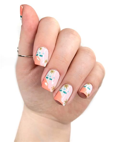 3 Super Simple Abstract Nail Art Color Palette No 1 — 25 Sweetpeas