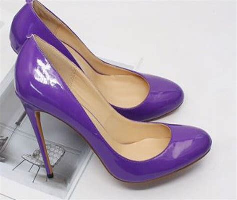 Round Toe High Heel Stiletto Pumps 12cm 45 T Girl Trans Sizes Uk2 12