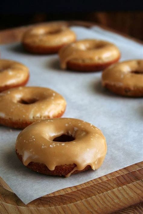 Delicious Salted Caramel Apple Cider Baked Donuts Recipe Easy Donut