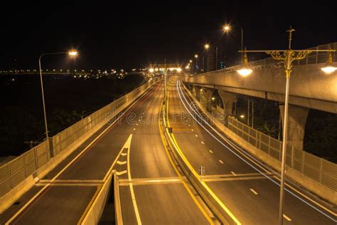 Street Expressway At Night Stock Photo Image Of Urban 61327540