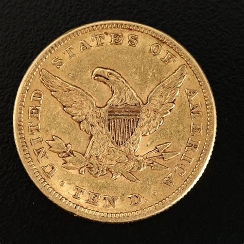 1861 Liberty Head 10 Gold Eagle Coin Ebth