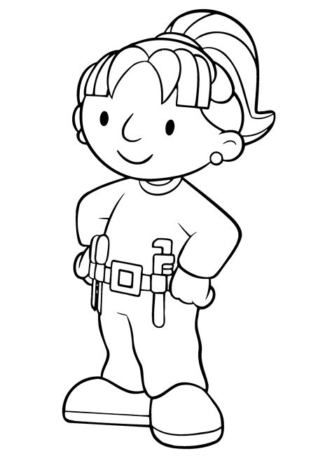 Coloring Page Bob The Builder Coloring Pages 61