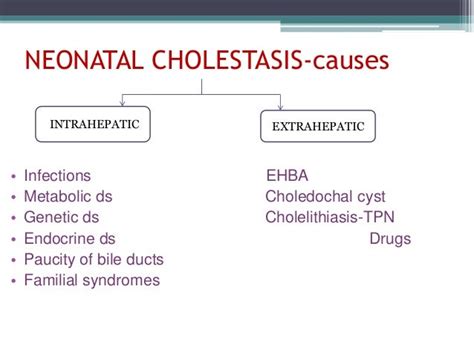 Management Of Neonatal Cholestasis