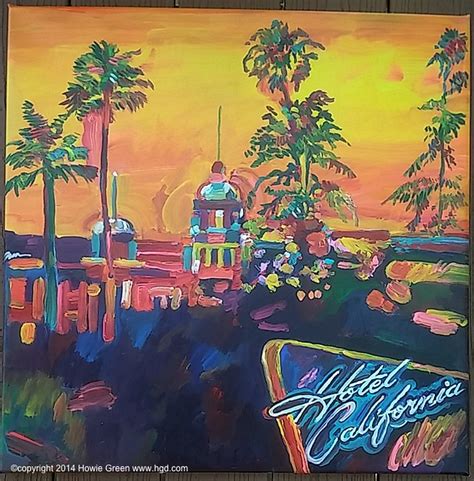 Hotel California Album Cover Art Painting A New Painting F Flickr