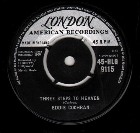 eddie cochran three steps to heaven records lps vinyl and cds musicstack