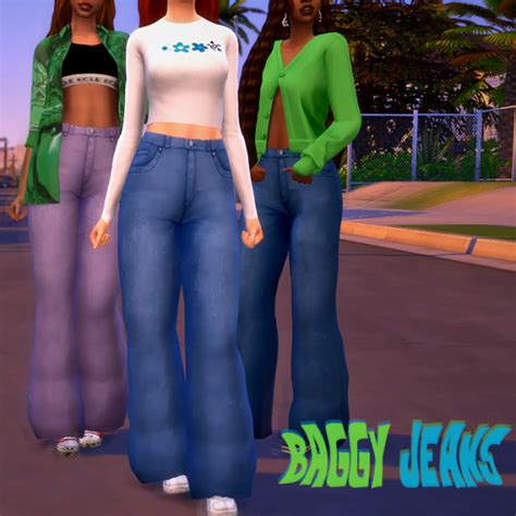 Pinealexples Baggy Jeans Sweet Sims 4 Finds