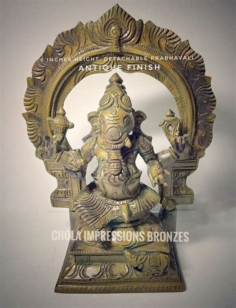 Buy Lord Ganesh Panchaloha Bronze Statue In Authentic Traditional