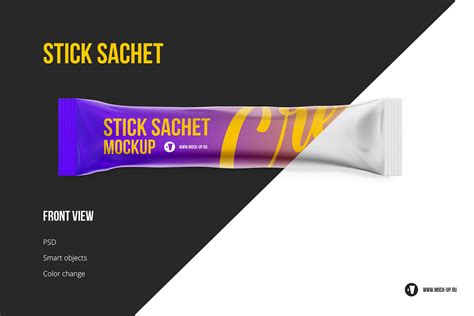 stick sachet packaging mockup  behance