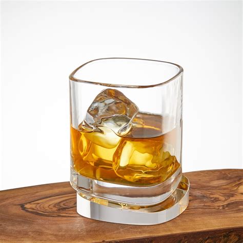 square whiskey glasses set of 4 joyjolt touch of modern