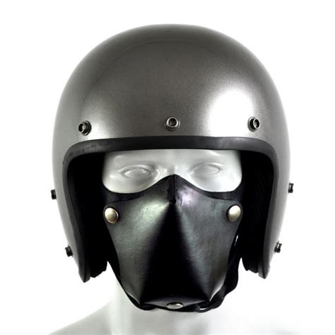 Leather Motorcycle Face Masks By Sunday Academy Cpu Hunter