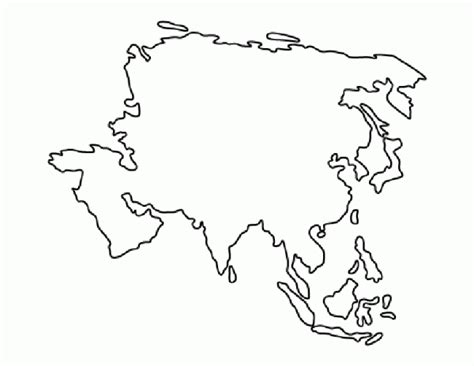 Mapa Interactivo De Asia Paises De Asia Dibujos Para Pintar Mapas