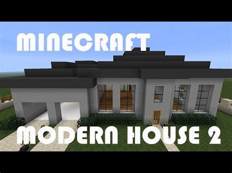 How do i plan my own house? Modern House Minecraft Blueprints - YouTube