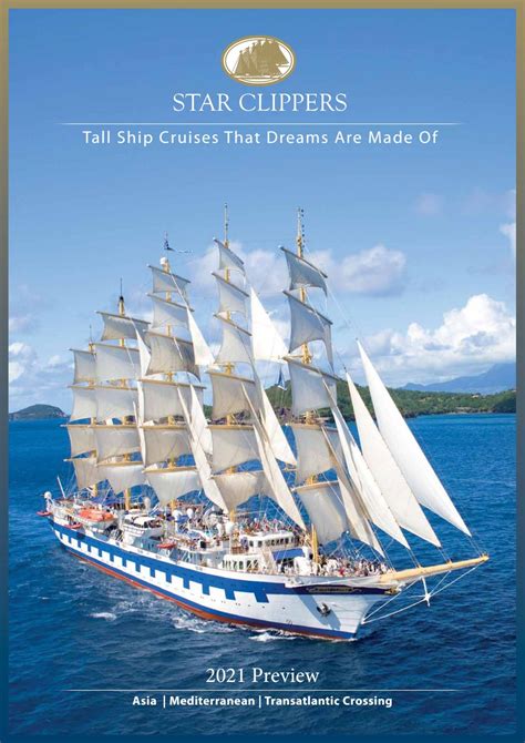 star clippers tall ship cruises 2021 preview brochure by adventure world travel issuu