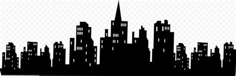 Hd Png Gotham City Black Silhouette Citypng