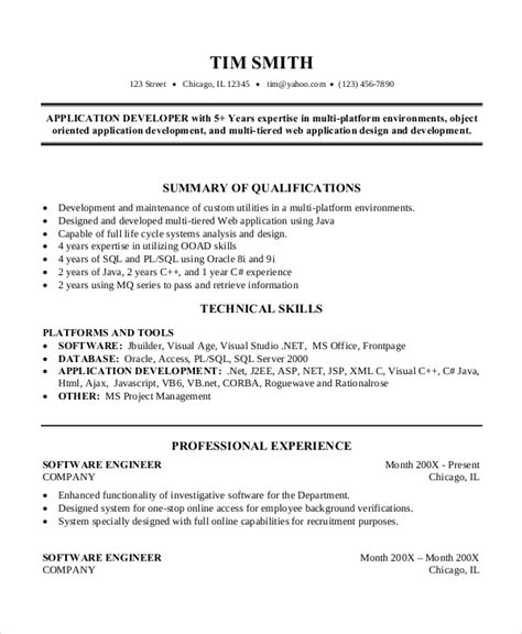 A developer or software engineer plays an important role in the design, testing, and maintenance of a software system. FREE 13+ Sample Software Engineer Resume Templates in MS Word | PDF