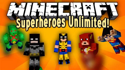 Minecraft Mod Showcase Superheroes Unlimited Youtube