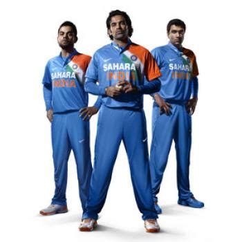 The indian men cricketers are to sport the new blue jersey during the icc champions trophy tournament starting in england on june 1. Nike Unveils Team India Jersey for T20