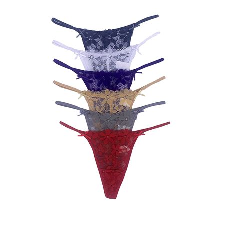 Women S Sexy Lace Thongs G Strings Pack G L L Amazon In Clothing Accessories