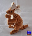 Pouch the Kangaroo 1996 Vintage Ty Beanie Baby Toy