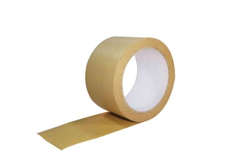 50mm X 50m Strong Kraft Paper Sealing Tape Rolls Self Adhesive