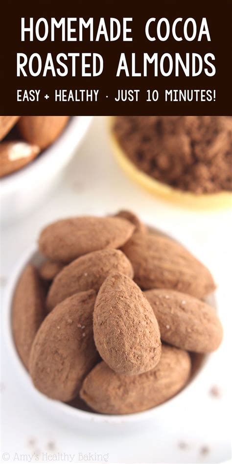 Easy Diy Cocoa Roasted Almonds Recipe 3 Ingredients And Sugar Free