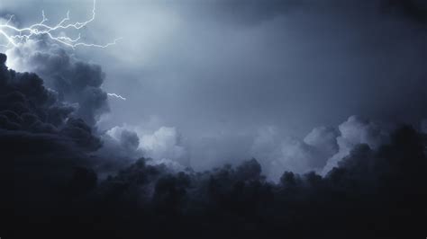 Download Wallpaper 1920x1080 Lightning Dark Sky Clouds Storm Full