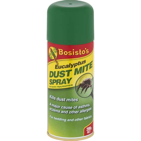 Bosistos Insect Spray Dust Mites Eucalyptus 200g Woolworths