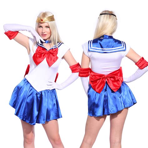 Adult Sailor Moon Costume Womens Costumes Fancy Dress Up Outfit Cosplay