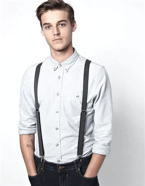 How To Wear Suspenders With Jeans For Men 30 Male Fashion Styles