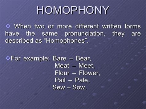 Homophony By Asif