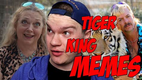 Single Guy Reacts To The Best Of Tiger King Memes Youtube