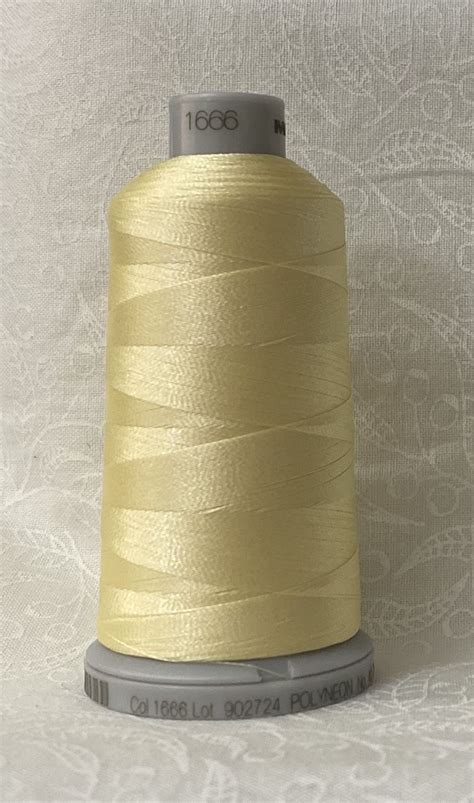 Madeira Polyneon 40 Embroidery Thread 1000m Colour 1666 Cornsilk