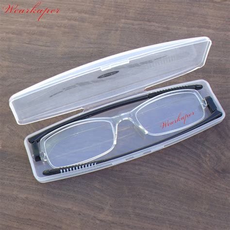 Wearkaper Fashion Ultralight Rotate Foldable Reading Glasses Portable