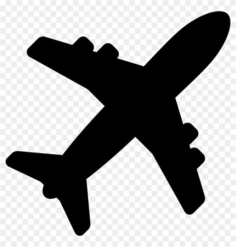 Airplane Clip Art Airplane Silhouette Free Transparent Png Clipart
