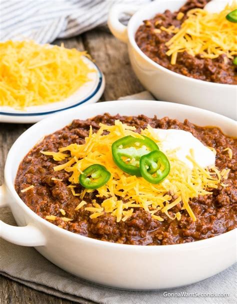 Texas Chili Recipe Beefy Thick Spicy And Smokey In 2020 Texas