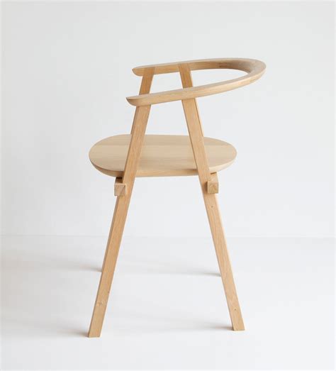 Oak Wood Minimalist Chair By Oato Design Milk