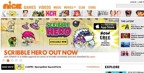 Play tons of free online games from nickelodeon, including spongebob games, puzzle games, sports games, racing games, & more on nick uk! Nickelodeon Websites 2007 Gallery