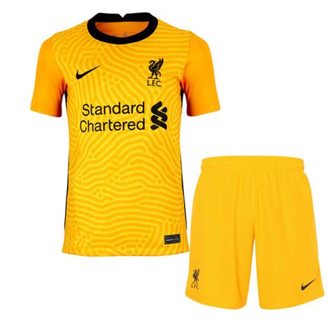 Personalise with official shirt printing. Liverpool Away Goalkeeper Kids Football Kit 20/21 - SoccerLord