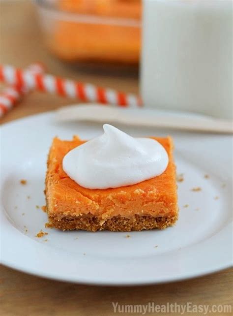 Sweet Potato Cheesecake Bars A Delicious Dessert Made With A Graham