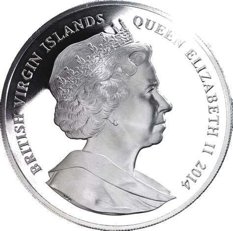 200 Dollars Elizabeth Ii Emperor August British Virgin Islands
