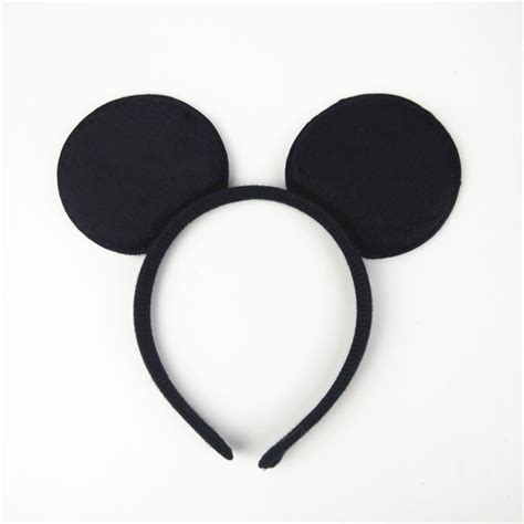 Black Mickey Ear Pattern Mouse Style Headband Party Prop For Age Range