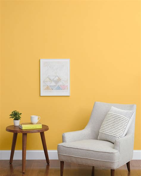 Golden Hour Sunny Yellow Paint Color Clare In 2020 Living Room