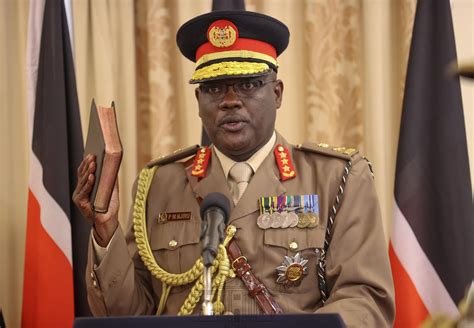 Photos Newly Appointed Kenya Army Commander Sworn In Uasin Gishu News