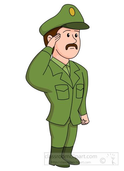 Clipart Military Salute Clipground