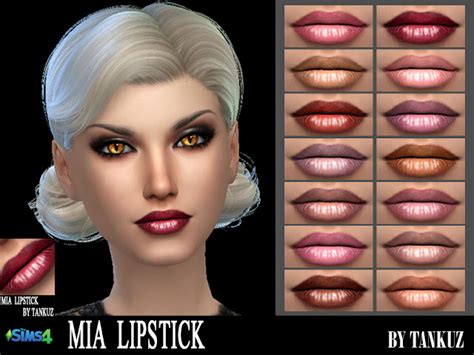 Sims 4 Ccs The Best Lipstick By Tankuz
