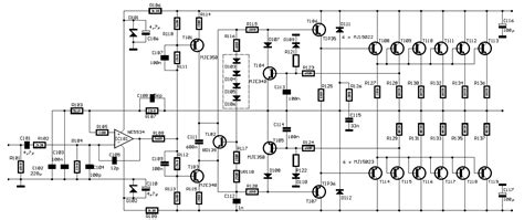 600 Watt Power Amplifier Circuit Diagram
